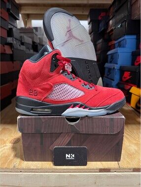 Air Jordan 5 Retro 'Raging Bull' 2021 DD0587-600 USED MENS SZ 12